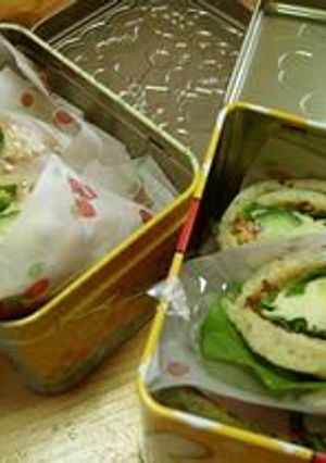 ピタパンのくるくるサンドウィッチ☆お弁当-レシピのメイン写真