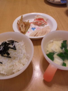 塩鶏ささみ・我が家の控えめ夕飯-レシピのメイン写真