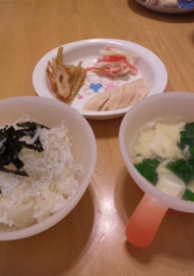 塩鶏ささみ・我が家の控えめ夕飯-レシピのメイン写真