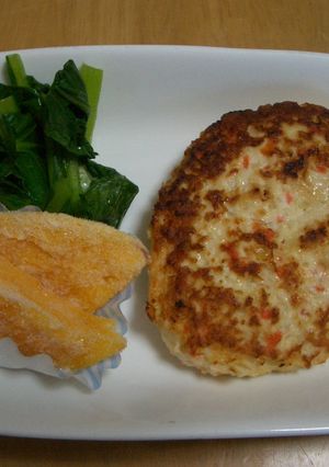 ヘルシーな　豆腐ハンバーグ-レシピのメイン写真