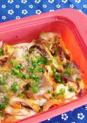 ルクエで★肉と野菜のみそマヨソース焼き❤-レシピのメイン写真