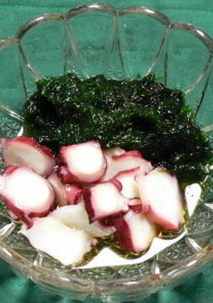 タコと生青海苔の酢のもの-レシピのメイン写真