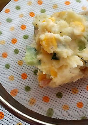 コーンクリームスープの素で☆ポテトサラダ-レシピのメイン写真