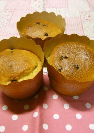 HMで…☆　チョコバナナカップケーキ-レシピのメイン写真