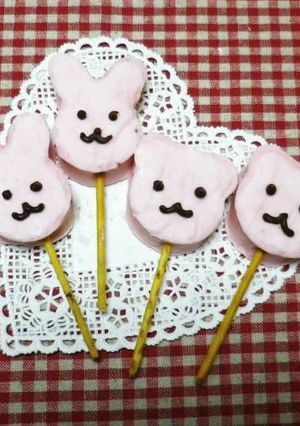 * ひな祭り ❤ 簡単・苺マシュマロ♪-レシピのメイン写真