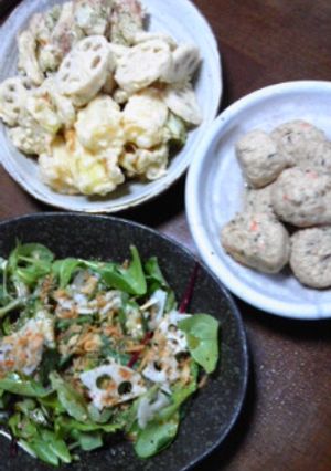 和洋中折衷サラダ-レシピのメイン写真