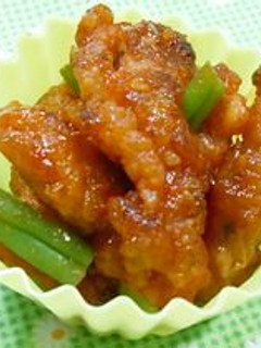 簡単 酢豚風おかず お弁当用-レシピのメイン写真