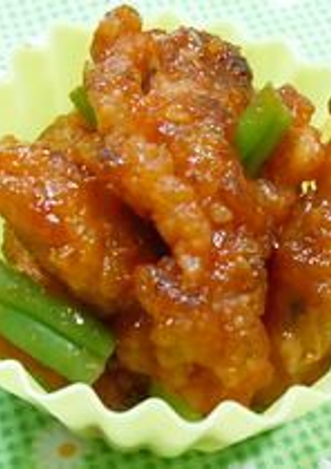 簡単 酢豚風おかず お弁当用-レシピのメイン写真