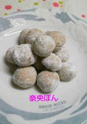 粉末飲料救済☆サクサク簡単スノーボール♪-レシピのメイン写真