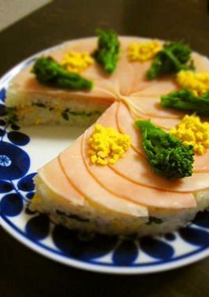 おもてなしにいかが？ハムの花寿司☆-レシピのメイン写真