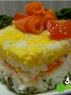 ひなケーキ寿司-レシピのメイン写真