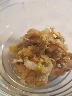 ルクエで作る、白菜と鶏のナムル風-レシピのメイン写真