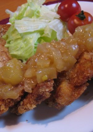 とんかつ　パインソース♪♪-レシピのメイン写真