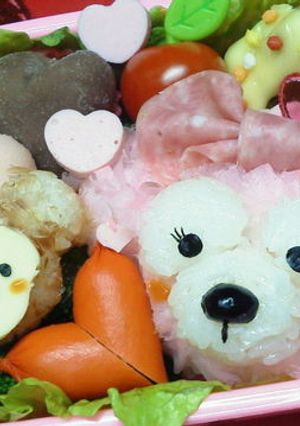ハンバーグでドーナツ◎キャラ弁おかず♡-レシピのメイン写真