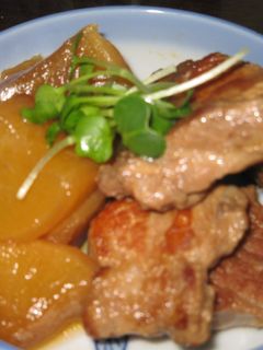 圧力鍋でとろりん煮豚大根-レシピのメイン写真