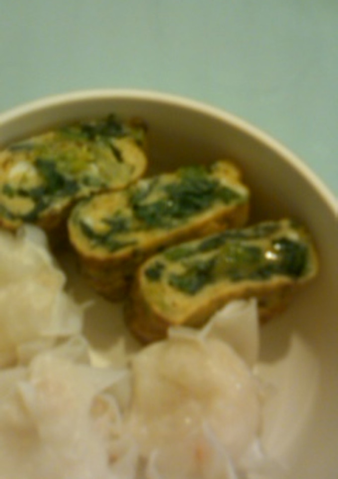野菜を一緒に！ほうれん草卵焼き-レシピのメイン写真