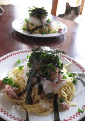 節約！さっぱり☆ツナおろしパスタ-レシピのメイン写真