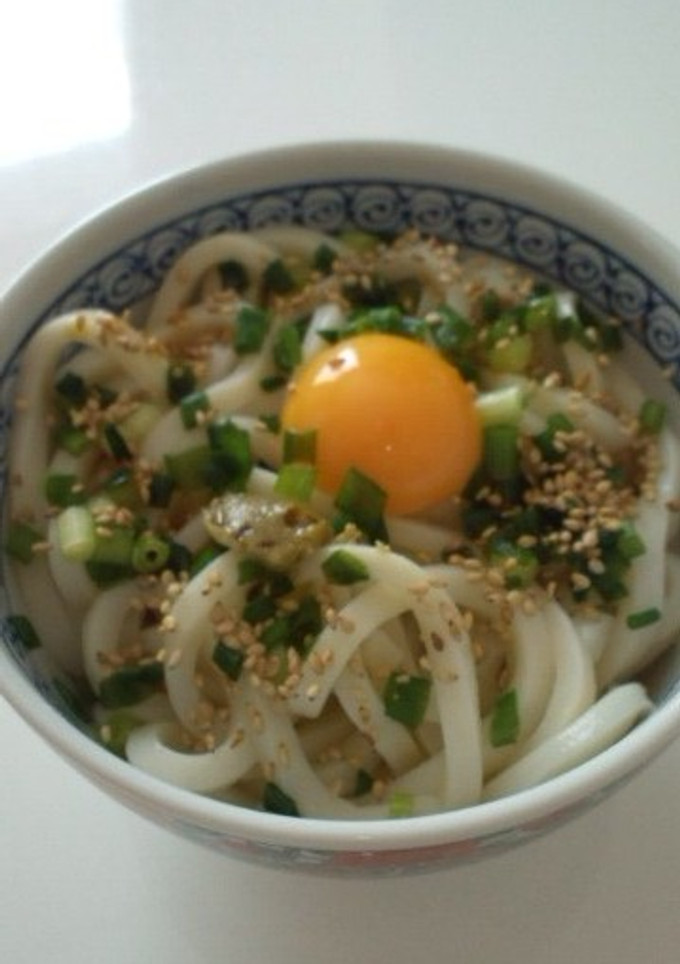 ゆずこしょう風味の～釜たまうどん♪-レシピのメイン写真