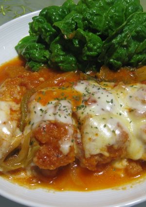 チキンカツのトマト煮込み-レシピのメイン写真