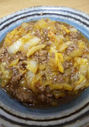 オイスターソース風味の麻婆白菜-レシピのメイン写真