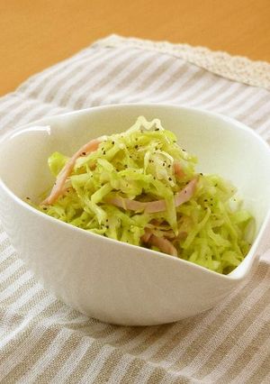 キャベツとハムのさっぱりコンソメ和え-レシピのメイン写真