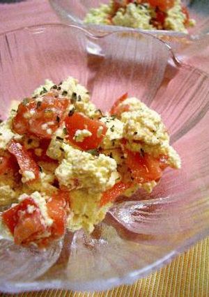 豆乳チーズクリーム*tomatoあえ*-レシピのメイン写真