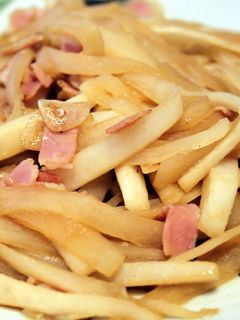大根とベーコンのバター醤油炒め-レシピのメイン写真