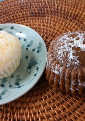 蒸しパンを作ったシリコンカップの洗い方-レシピのメイン写真