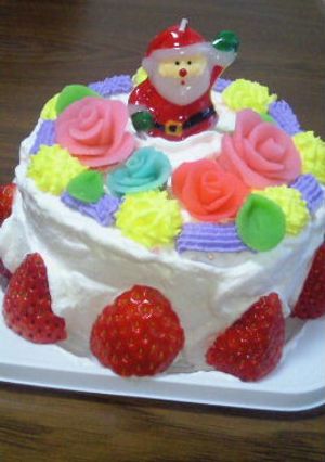クリスマスケーキ-レシピのメイン写真