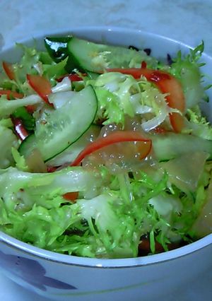 中華クラゲと生野菜の和え物（サラダ）-レシピのメイン写真