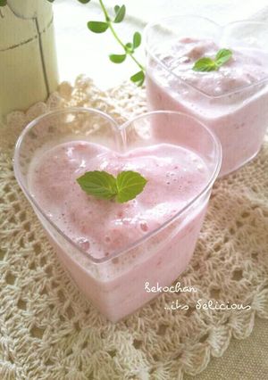 ＊暑い日に！苺みるくシャーベット＊-レシピのメイン写真