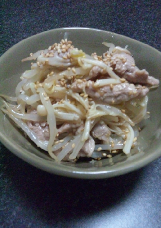 簡単☆豚肉ともやしの和え物-レシピのメイン写真
