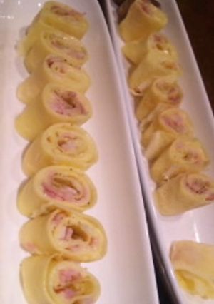 クレープの皮でくるくるおつまみ☆-レシピのメイン写真