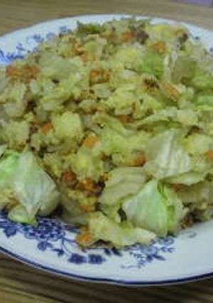 シャキっと感の野菜たっぷりチャーハン-レシピのメイン写真