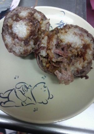 食べる焼き肉のタレ肉巻き巻きロール-レシピのメイン写真