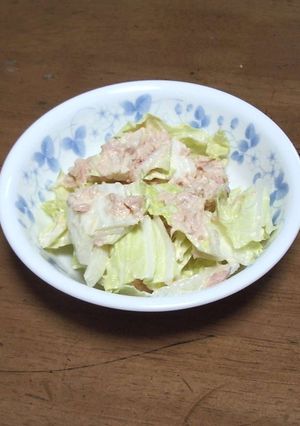 かんたん白菜ツナサラダ（マヨネーズ）-レシピのメイン写真