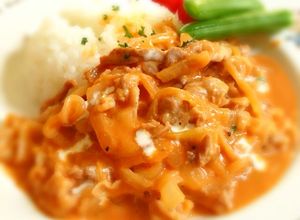 我が家の簡単美味しい♬ビーフストロガノフ-レシピのメイン写真