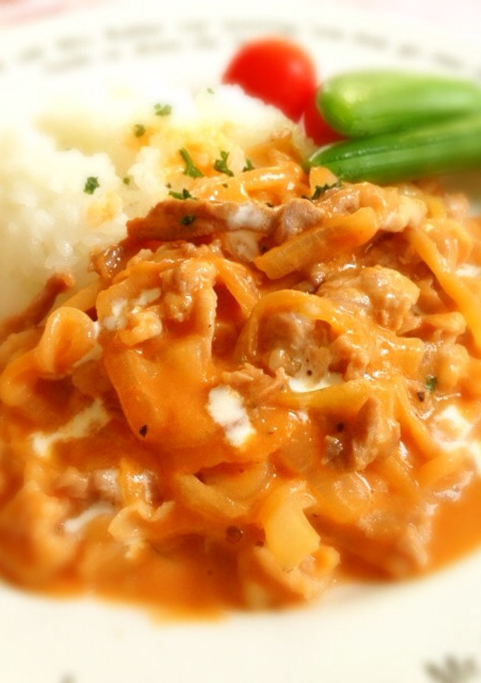 我が家の簡単美味しい♬ビーフストロガノフ-レシピのメイン写真
