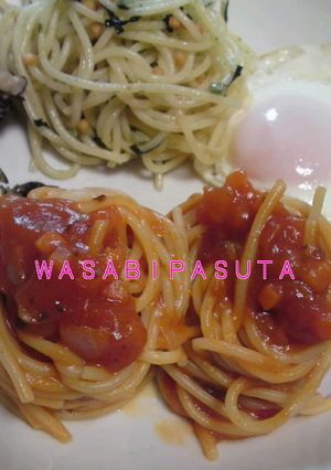 和えるだけ♪お茶漬けの素で簡単1分パスタ-レシピのメイン写真