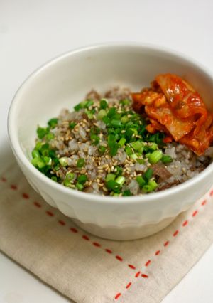 韓国風牛肉混ぜごはん-レシピのメイン写真
