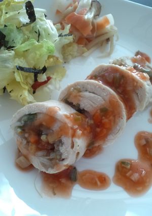 節約レシピ!胸肉のもやしロール-レシピのメイン写真