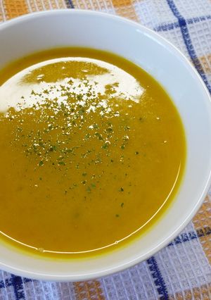 ボリューム満点☆食べるかぼちゃスープ-レシピのメイン写真