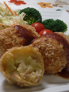 さつま芋のコロッケ★チーズ入り-レシピのメイン写真