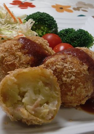 さつま芋のコロッケ★チーズ入り-レシピのメイン写真