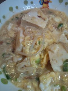 豆腐のえのき玉子あんかけ-レシピのメイン写真