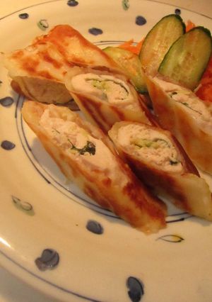 カリッと♪鶏ささみの大葉ワサビまき-レシピのメイン写真