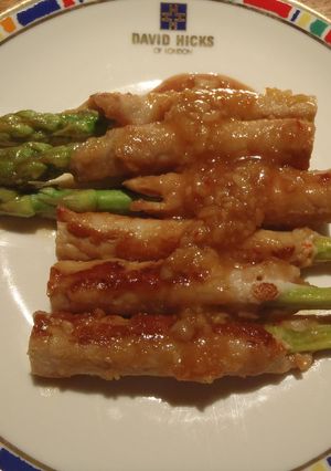アスパラの肉巻きピリ辛みそ炒め-レシピのメイン写真