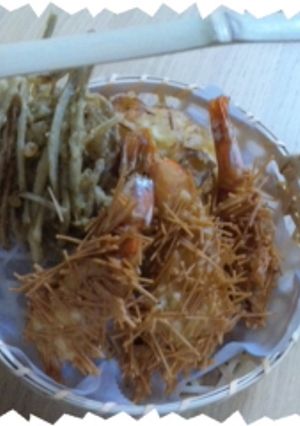 我が家のそうめん衣のえび天-レシピのメイン写真
