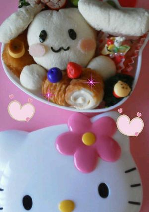 食パンでシナモンのサンド♪キャラ弁-レシピのメイン写真