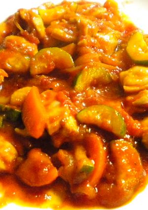 簡単・チキンのトマト煮-レシピのメイン写真